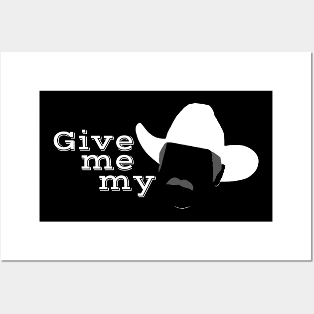 Give me my Nedley (Black) Wall Art by gingertv02